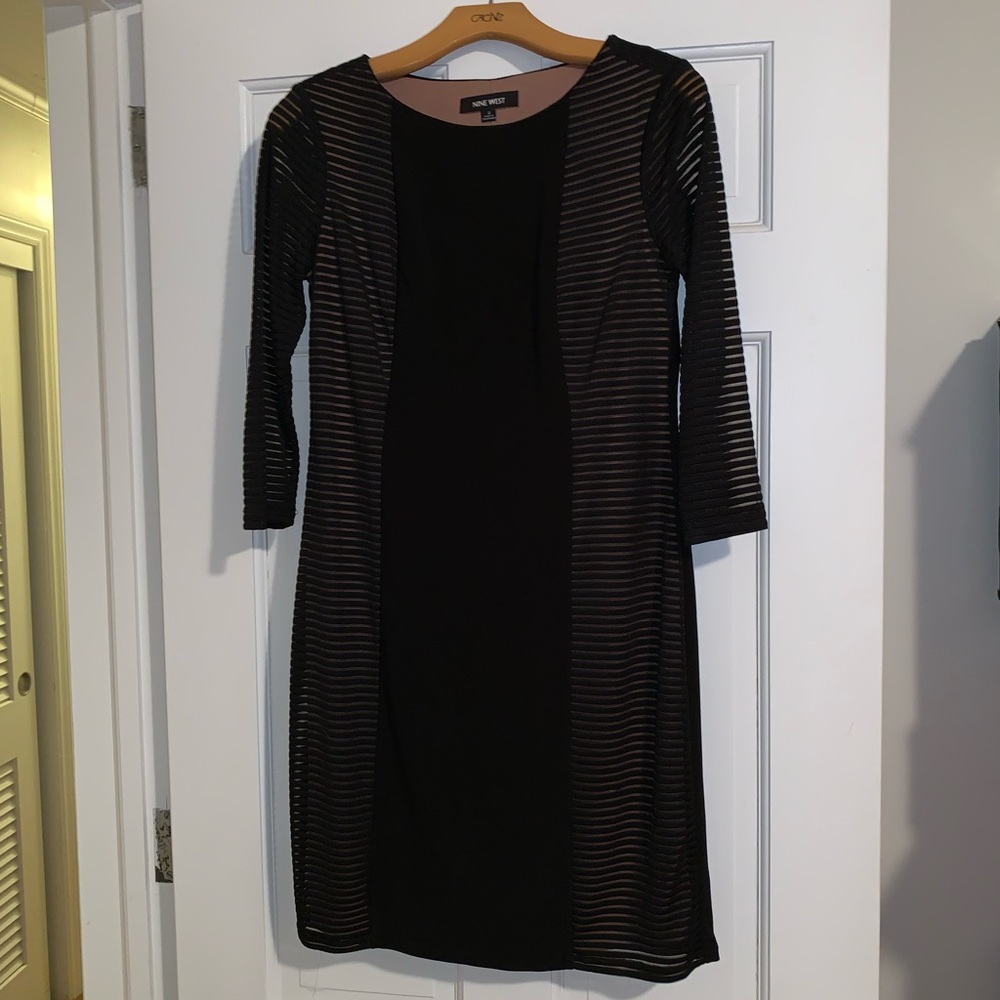 Women’s 3/4 Sleeve Black Nine West Dress size 2